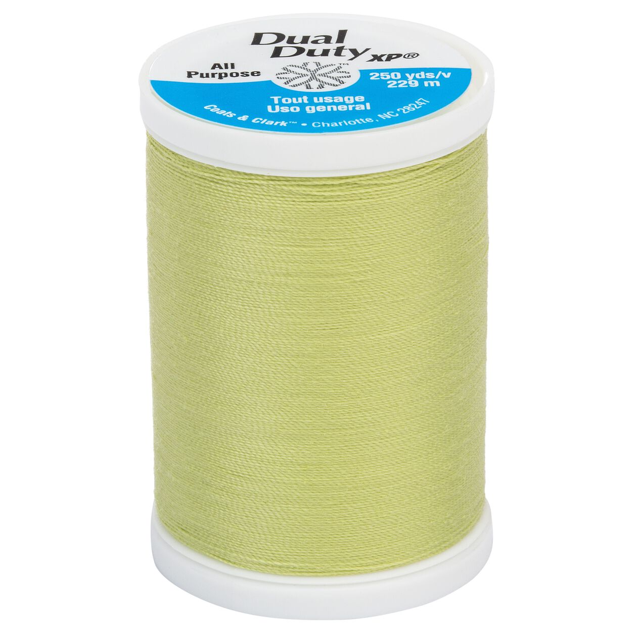 250 yards -- Dual Duty XP -- All Purpose Sewing Thread -- Light Tourmaline Color -- Ref. S910-6260 by Coats &#x26; Clark&#xAE;