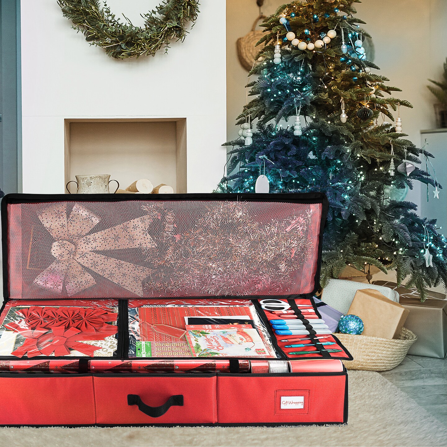 Hearth &#x26; Harbor Wrapping Paper Storage Container