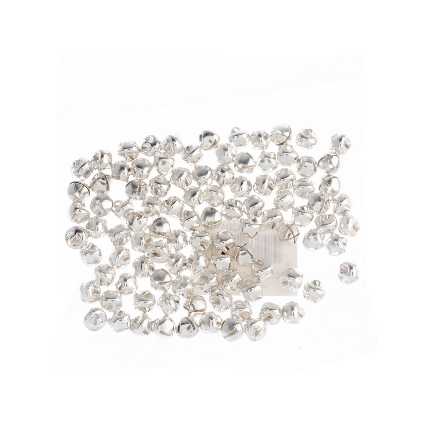 John Bead Silver Christmas Jingle Bells