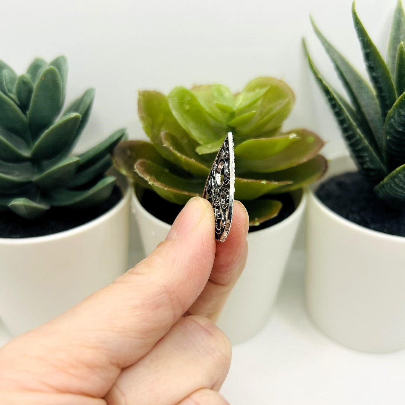 1, 4, 20 or 50 Pieces: Antique Silver Cat Ouija Planchette Charms
