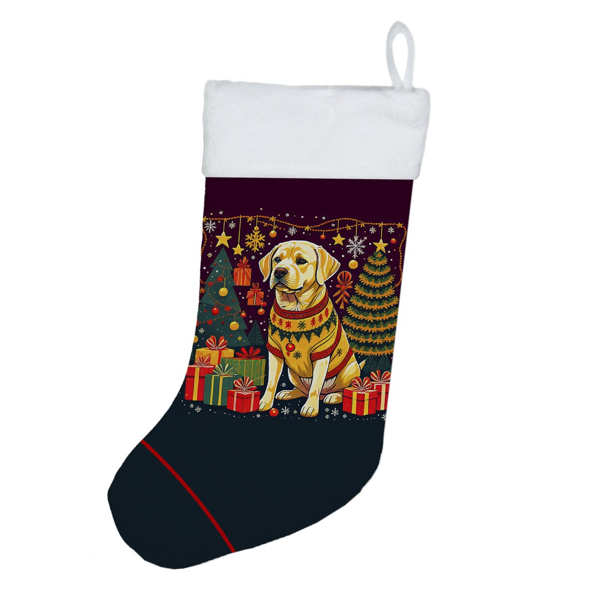 Yellow Labrador Retriever Christmas Christmas Stocking