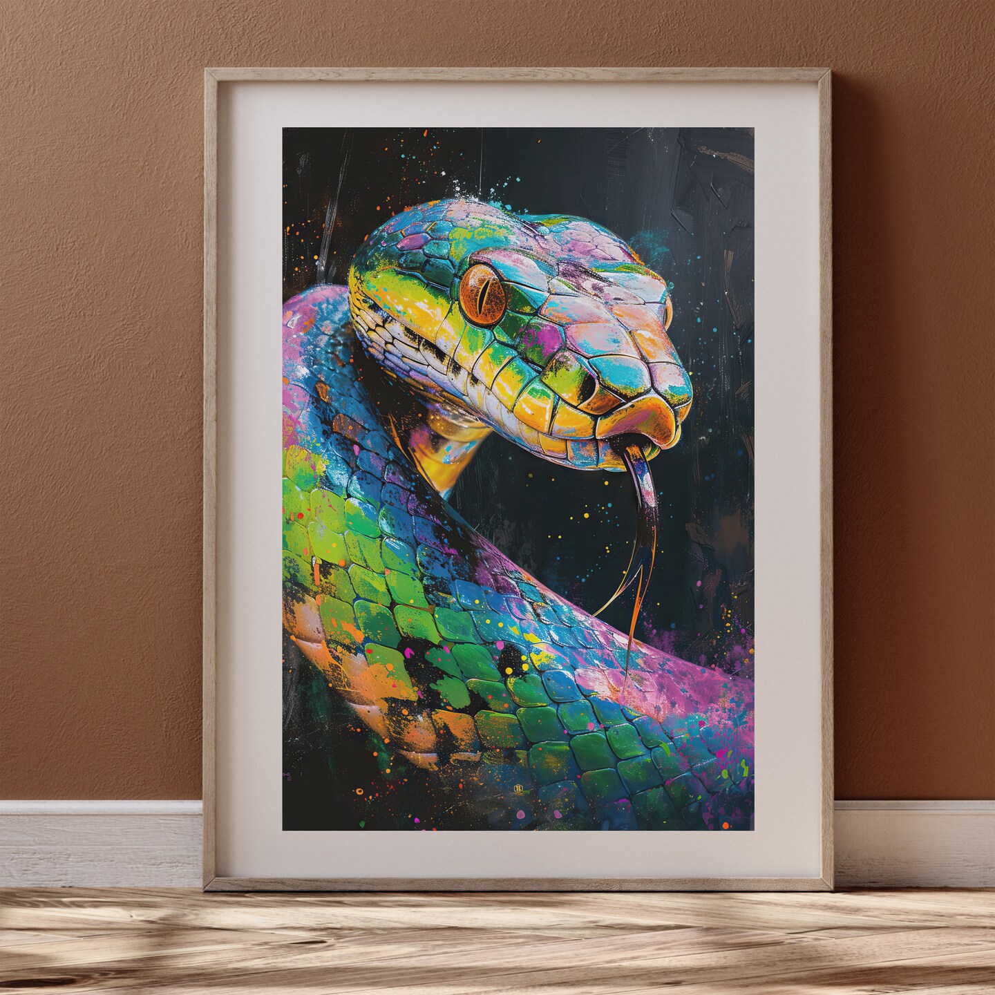 Snake Poster, Animal Print, Office Poster, Home Decor | S2