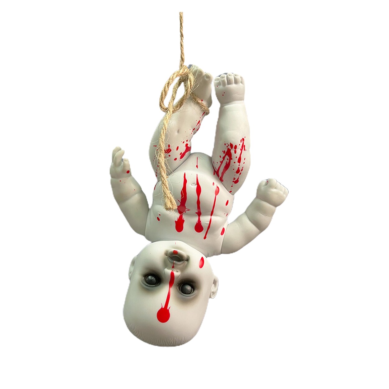 Halloween Creepy Doll Diy Scary Zombie Baby Dolls Haunted House Adornment Hanging Ornament Prop For Horror