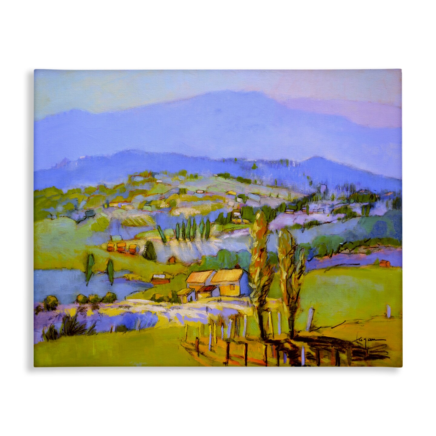 Stupell Industries Classic Countryside Mountains Canvas Wall Art Design by Dorothy Fagan