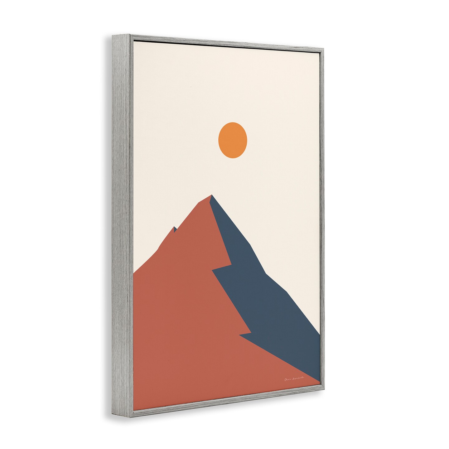 Stupell Industries Neutral Boho Peak Framed Giclee Wall Art Design by Omar Escalante