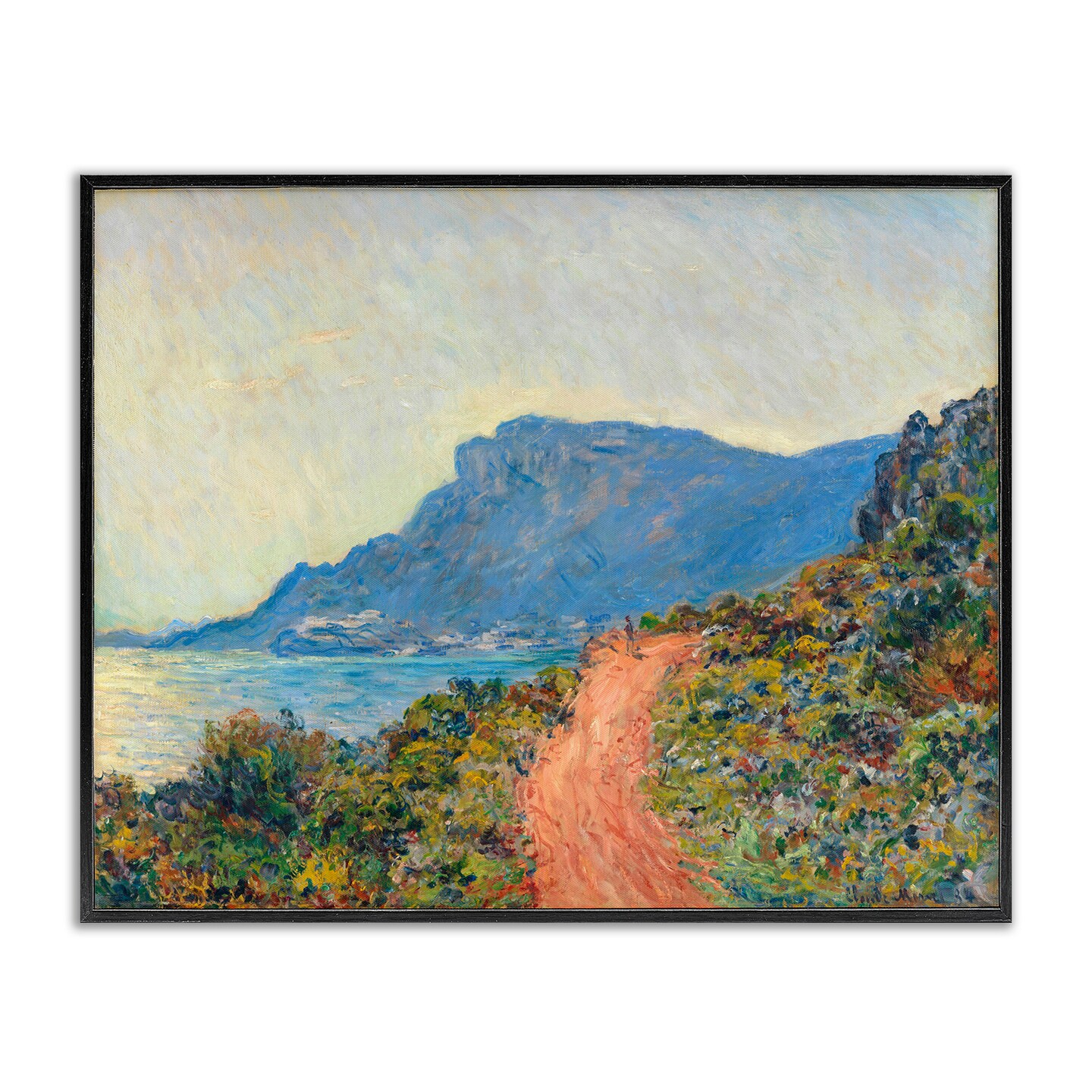 Stupell Industries Classic Monet Mountain Landscape Framed Giclee Wall Art Design by one1000paintings
