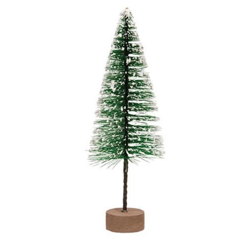 Snowy Bottle Brush Tree 8&#x22;