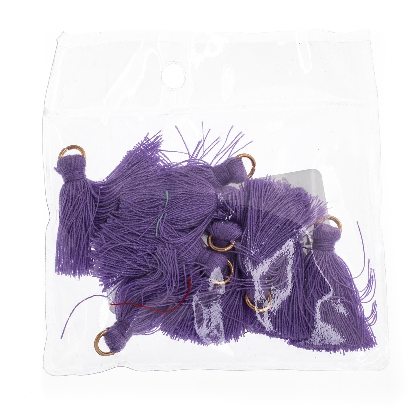 John Bead 1in Poly Cotton Tassels, 10pcs