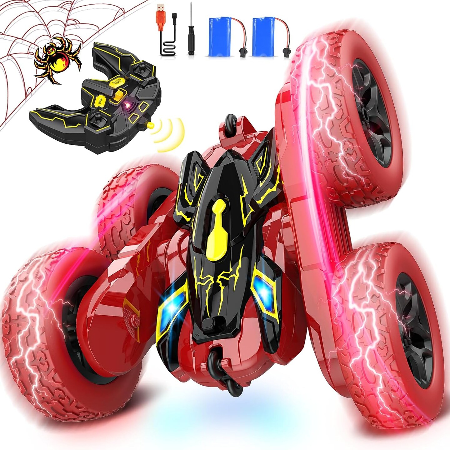 Remote Control Toys for Ages 5 7 Boys RC Stunt Car Outdoor Toy for 3 4 5 6 7 8 9 10 Year Old Boy Girl Toddler Gifts 360 Flip 4WD Rechargeable Car Easter Birthday Gift for Boys Kids Age 8 12 Michaels