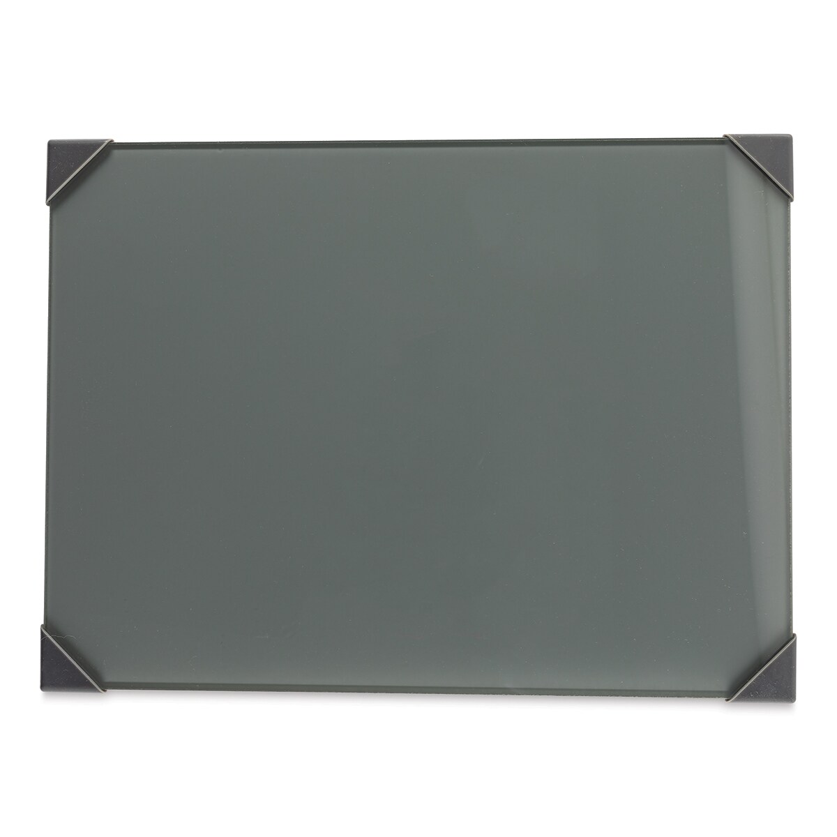 New Wave Posh Glass Tabletop Palette - 9&#x22; x 12&#x22;, Gray