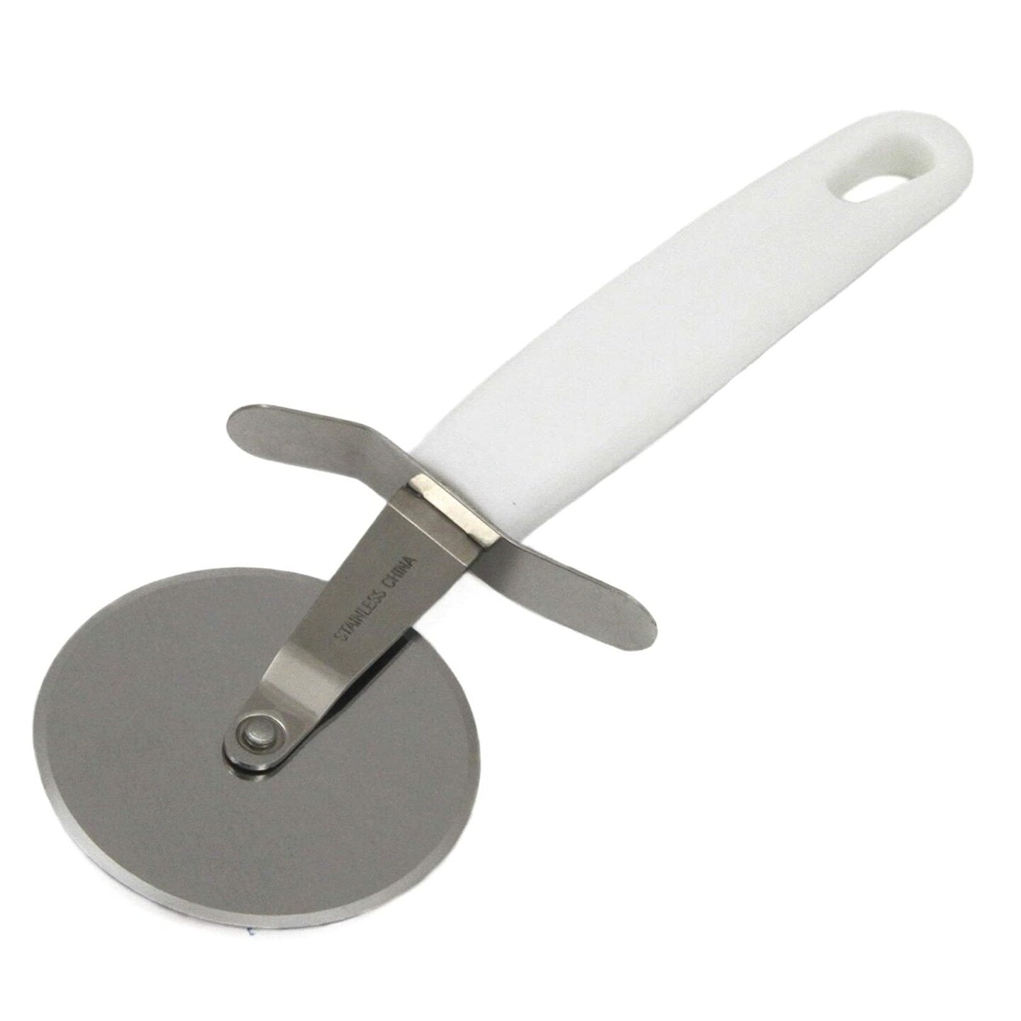 Chef Craft Pizza Cutter with 2.5&#x22; Stainless Steel Blade Slicer Wheel and Thumb Guard
