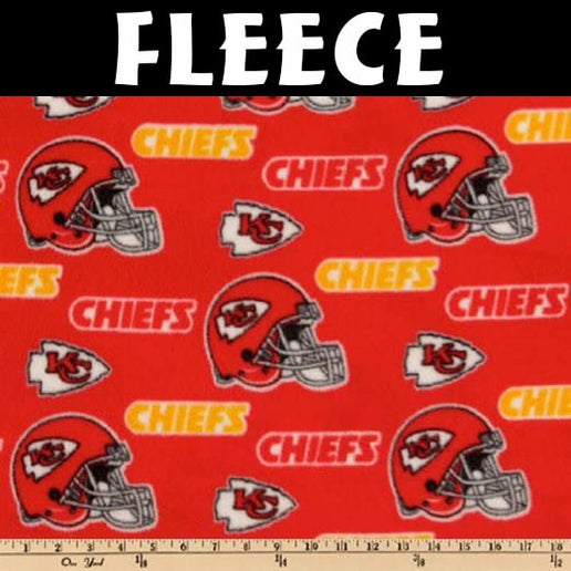 Licensed NFL Kansas City Chiefs Fleece 6274-D Fabric of the Yard