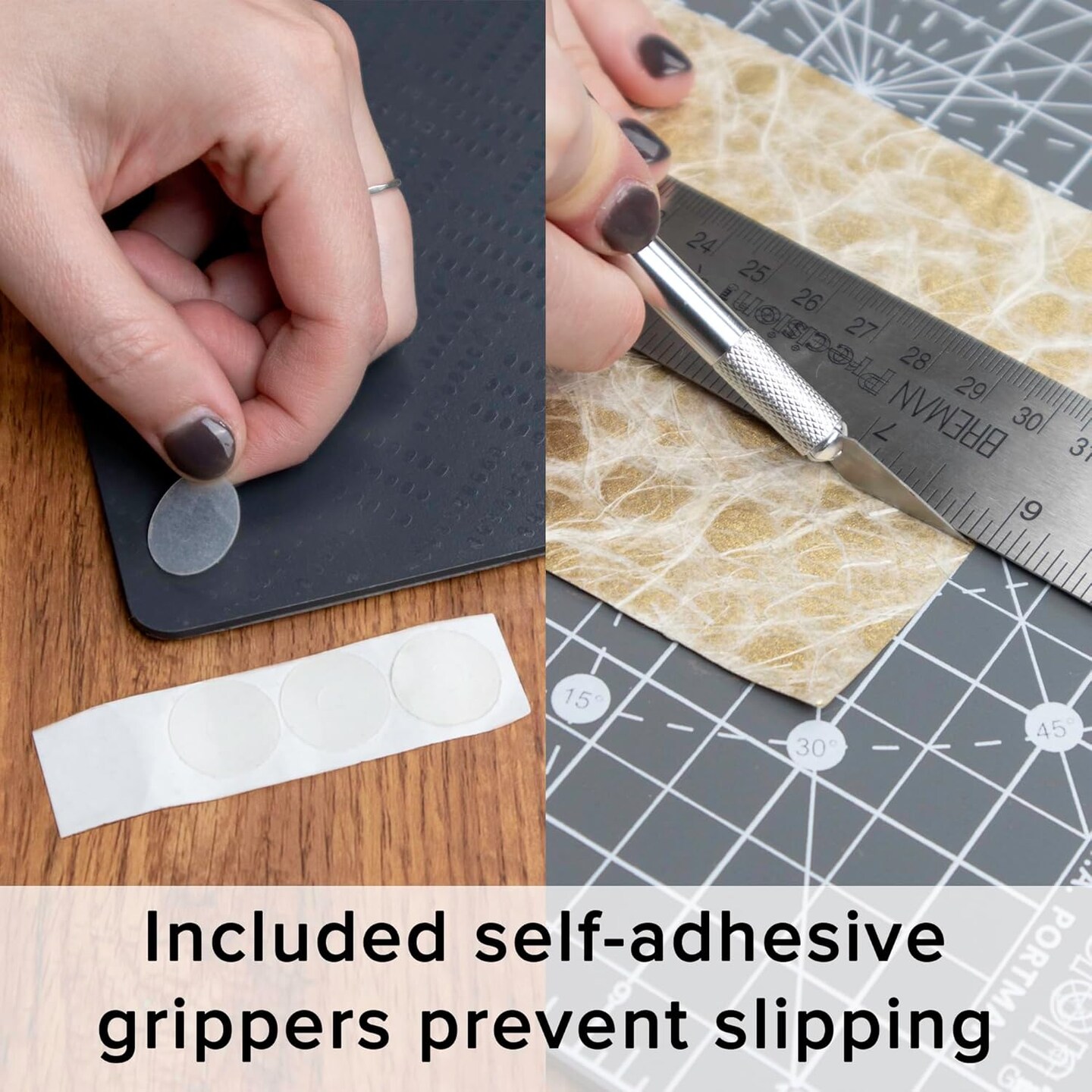 Rotating Self Healing Cutting Mat Set - 13x13 Inch Rotating Cutting Mat for Sewing and Quilting