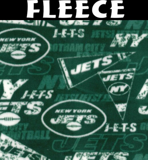 Licensed NFL New York Jets Retro Fleece 70293D Fabric by the Yard