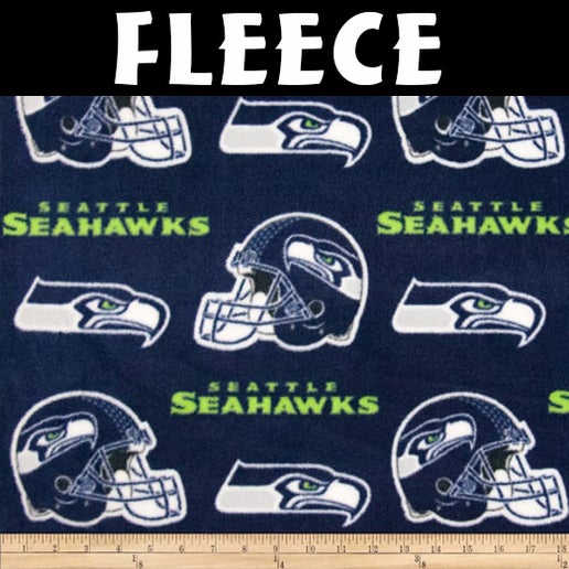 Licensed NFL Seattle Seahawks Fleece 6440-D Fabric by the Yard