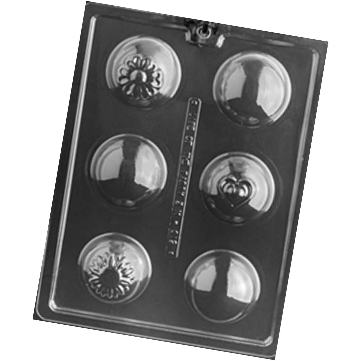 Heart and Flowers Cocoa or Bath Bomb Chocolate Mold for Perfect Treats