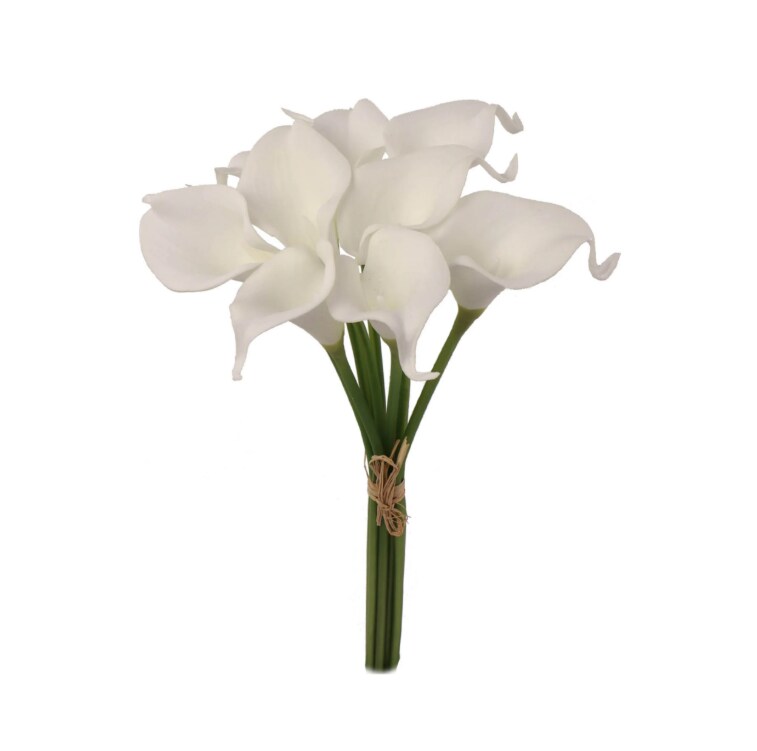14&#x22; Real Touch Calla Lily Bouquet - 4 PACK