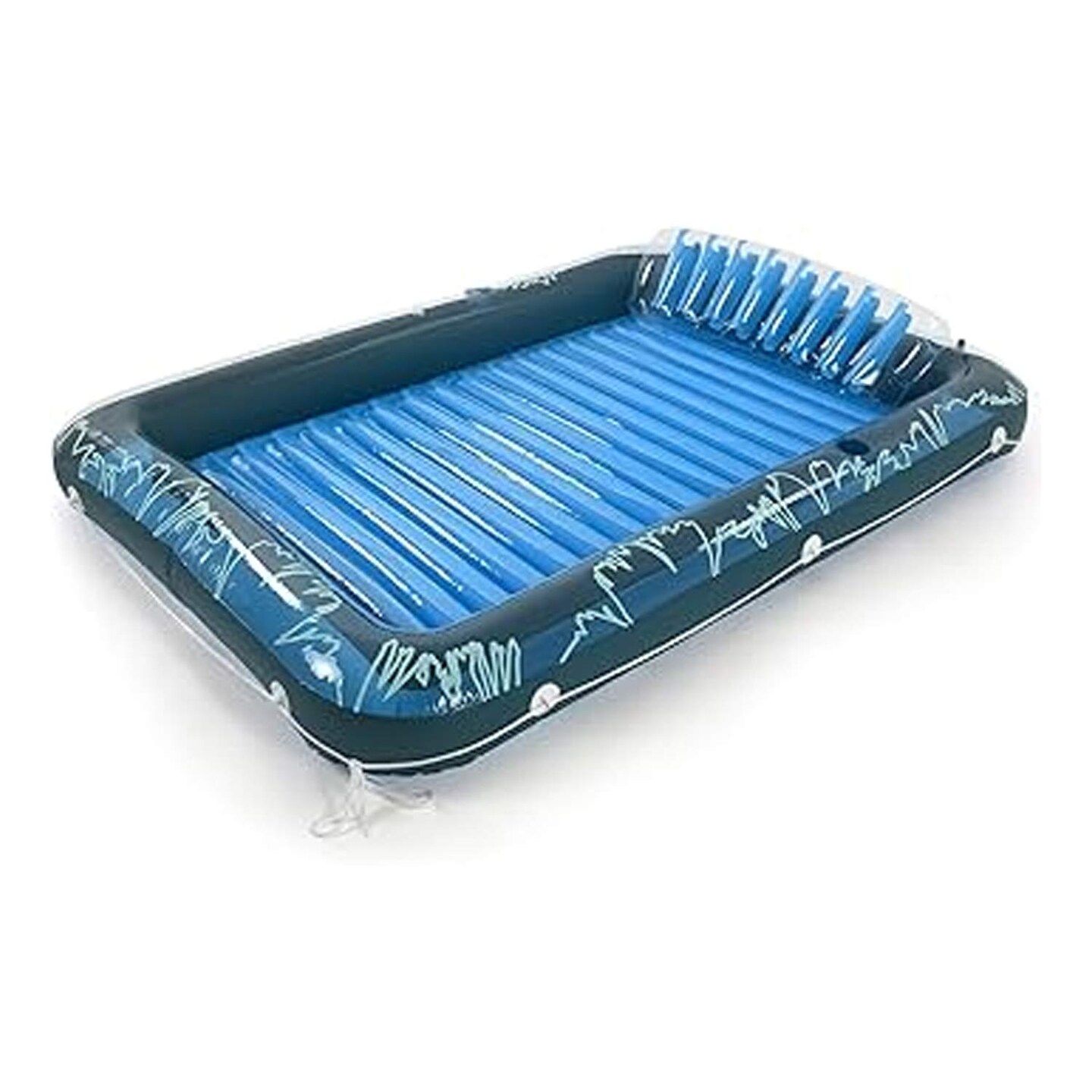 Inflatable Tanning Pool Lounger Float | CLear Green