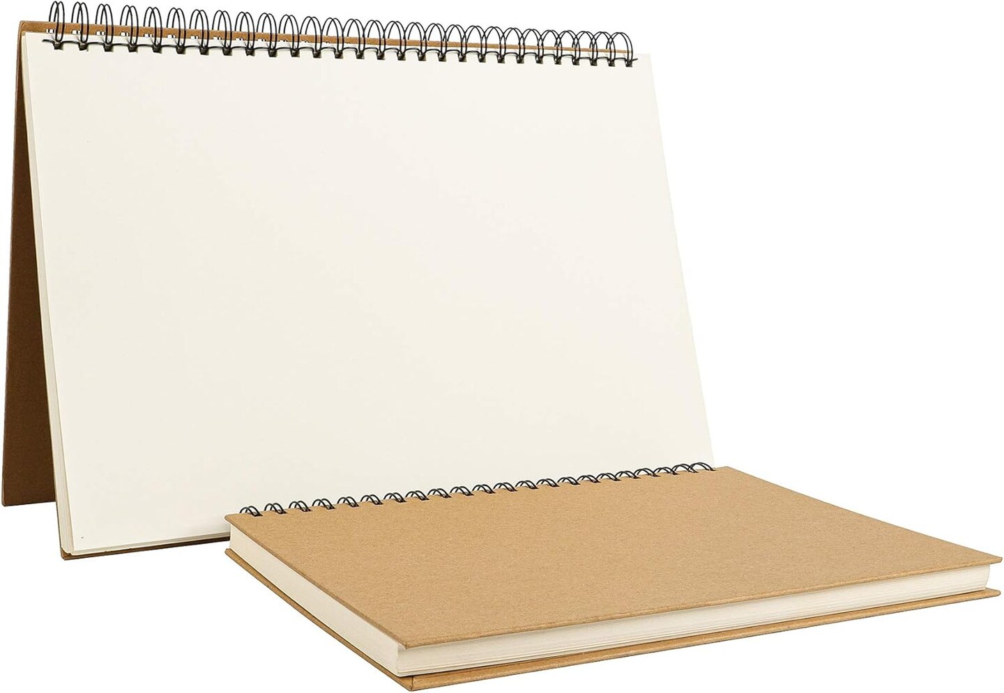 Spiral Sketchbook Pad, Blank Scrapbook, Art Drawing Book, 120 Pages/ 60 Sheets 140gsm (A4)