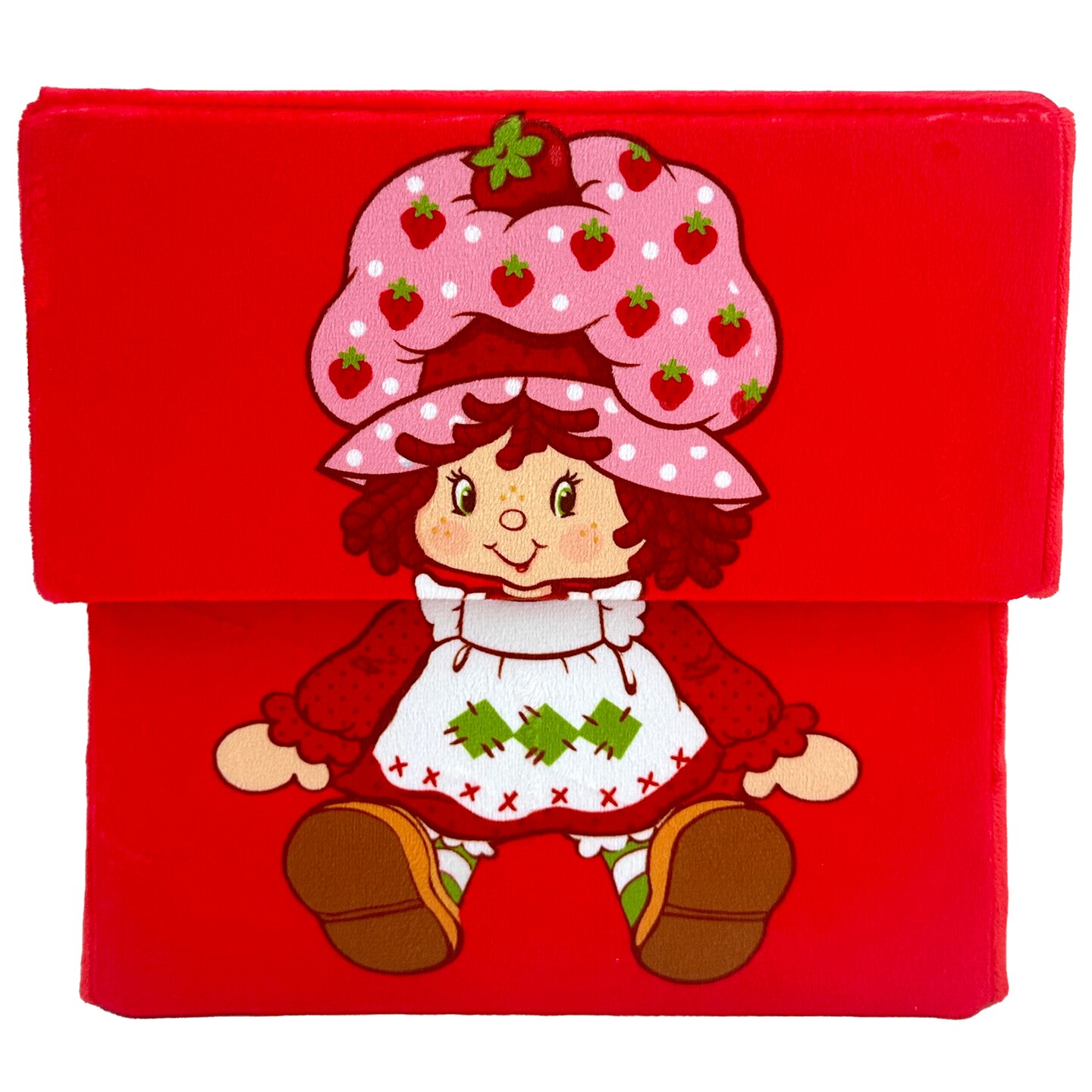 Strawberry Shortcake: Storable 12&#x22; Box - Red Character Themed Bin, Fabric Storage Container, Opening Top Lid, Holds Toys-Books-Games &#x26; More, Licensed
