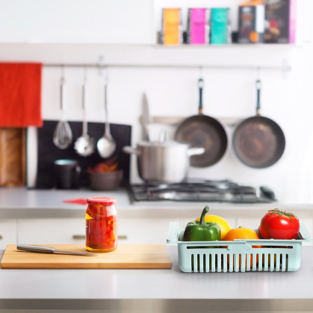 Fridge Drawer Organizer Set of 2 Kitchen Refrigerator Fridge Storage Box