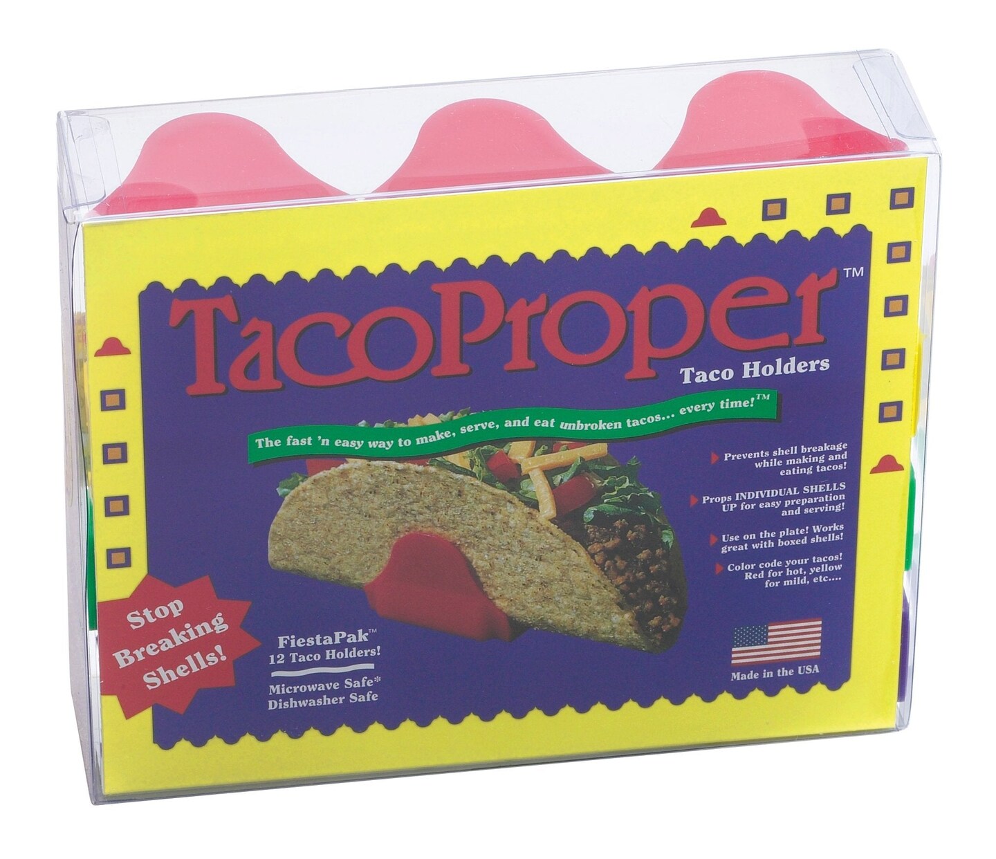 TacoProper Taco Shell Holders FiestaPak - 12 Shell Stands