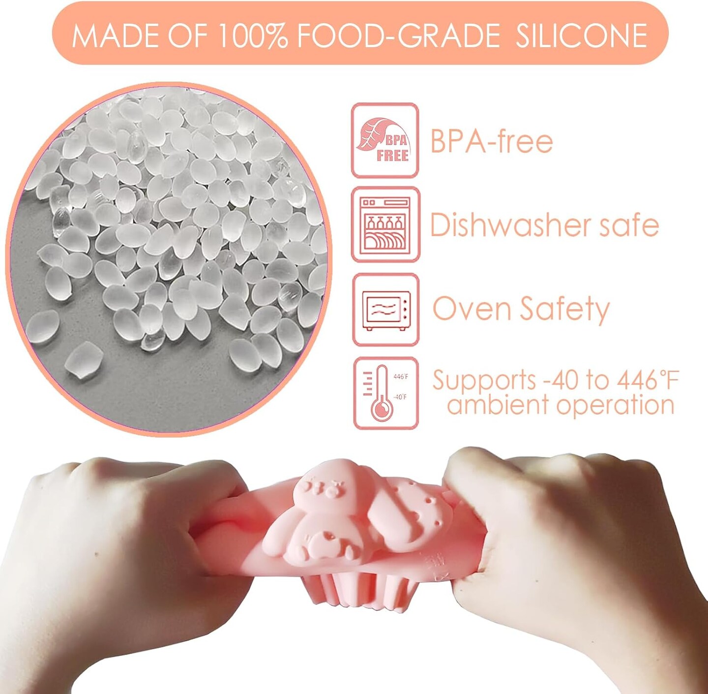 Easter Chocolate Molds Silicone, Bunny Egg Gummy Candy Molds Silicone Shapes for Baking Resin Soap Wax Melts Ice Cube Jelly