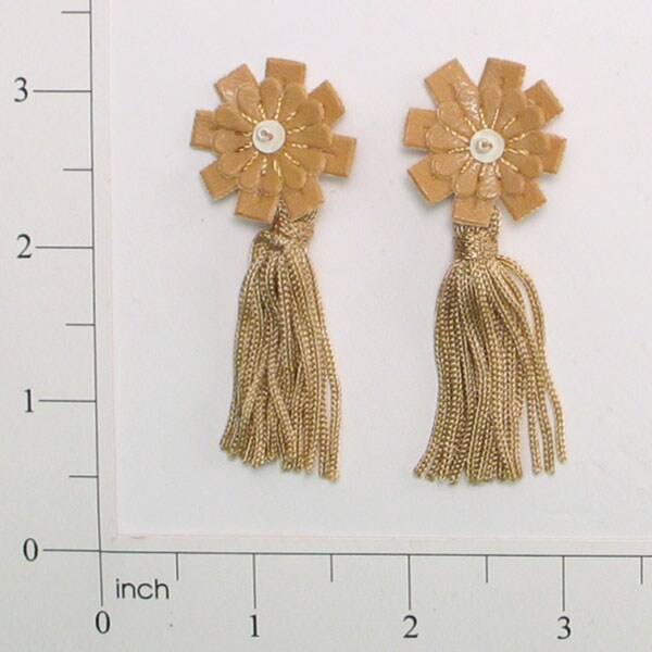 2 3/4&#x22; Faux Leather Tassel Pack of 2 - SM5381BG
