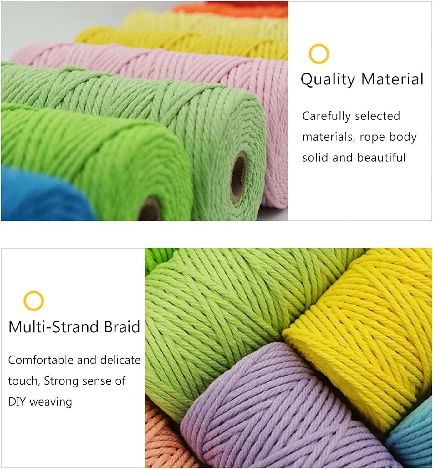 3mm x 594 Yards Macrame Cord