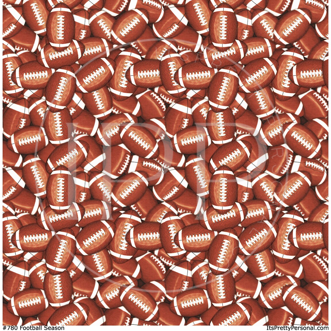 #780- Football 12x12 Pattern Vinyl