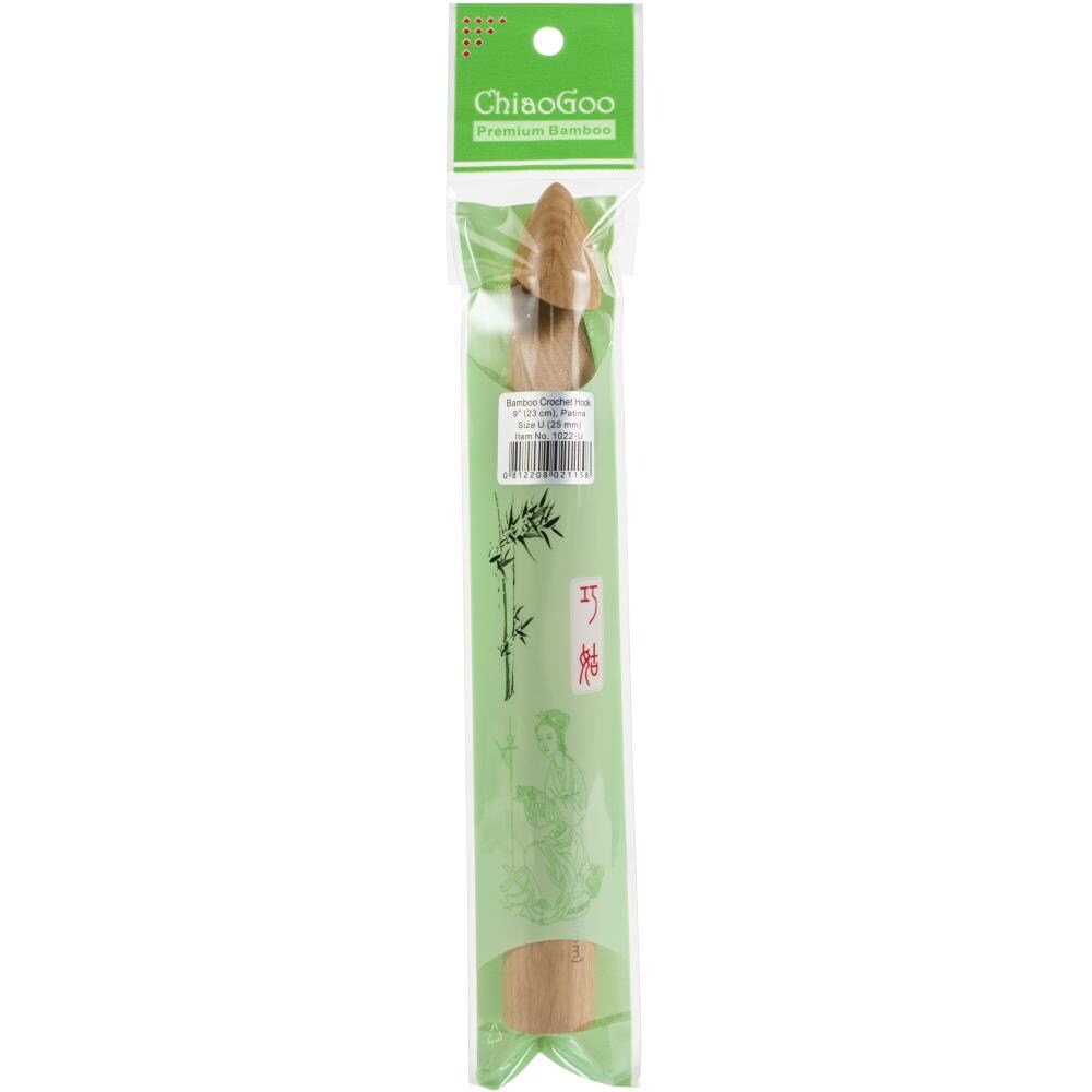 ChiaoGoo Bamboo Crochet Hook - Sizes US E to U