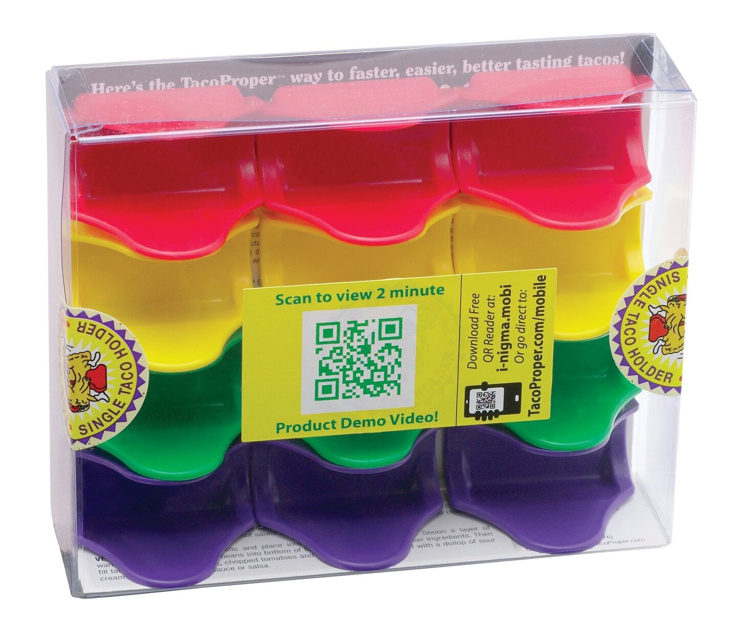 TacoProper Taco Shell Holders FiestaPak - 12 Shell Stands