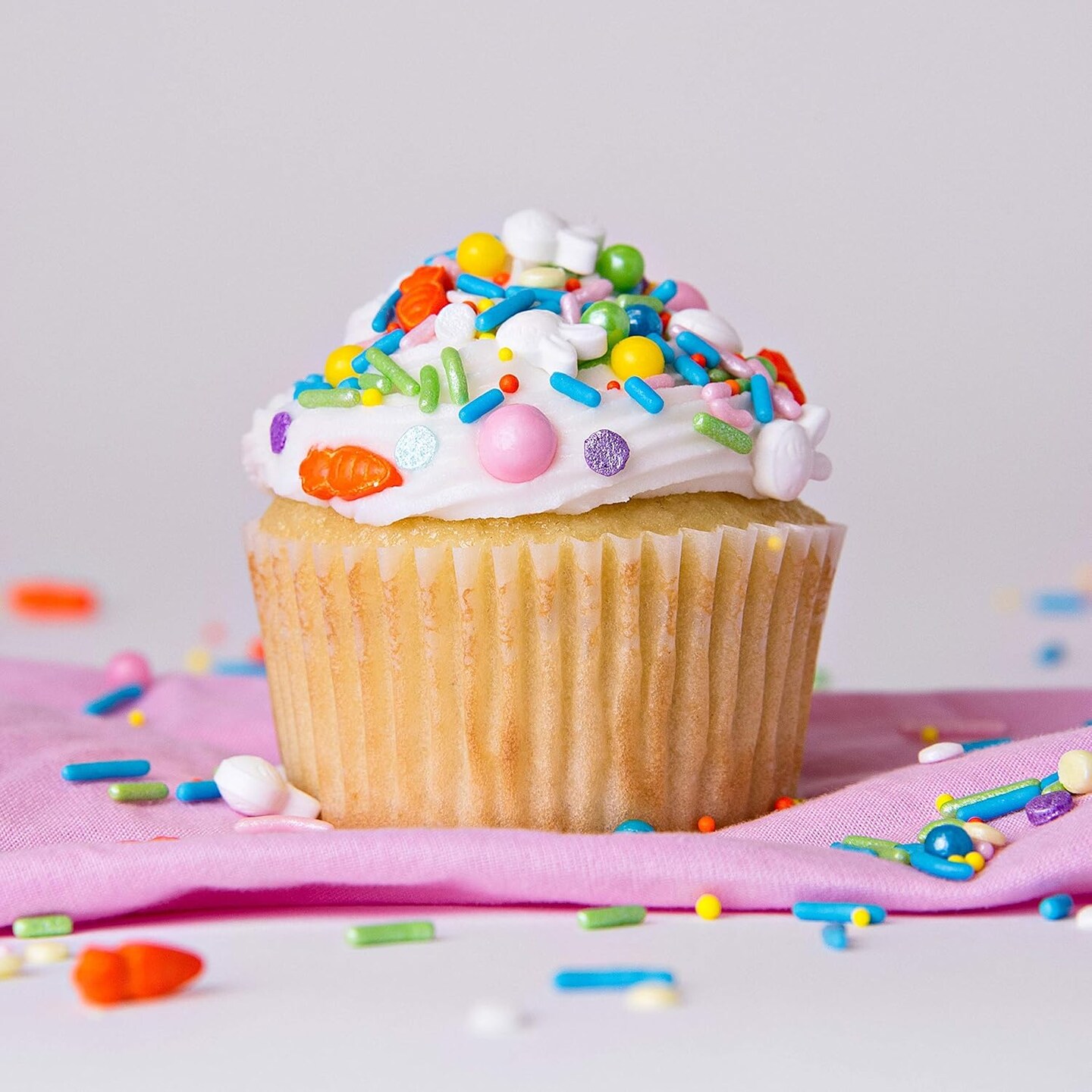 Easter Sprinkles, Edible Sprinkle Mix, Perfect for Cake Decorations, Baking, Ice Cream, Cookies, Cupcake Topper, 4 ounces (Funny Bunny)