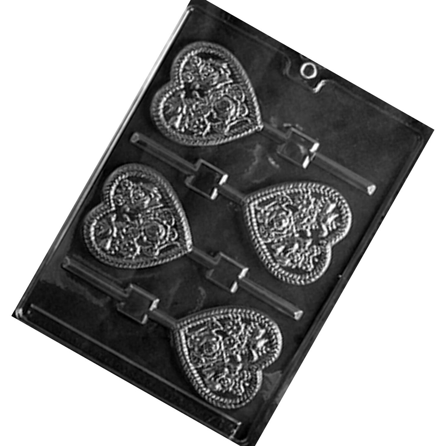 Heart Pop with Birds &#x26; Flowers Chocolate Mold for Beautiful Treats