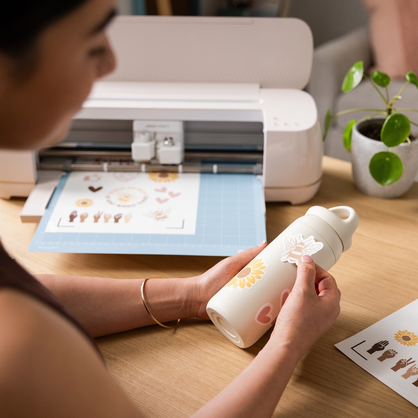 Cricut Maker 4 Craft Cutting Machine with Ultimate Sticker Making Bundle