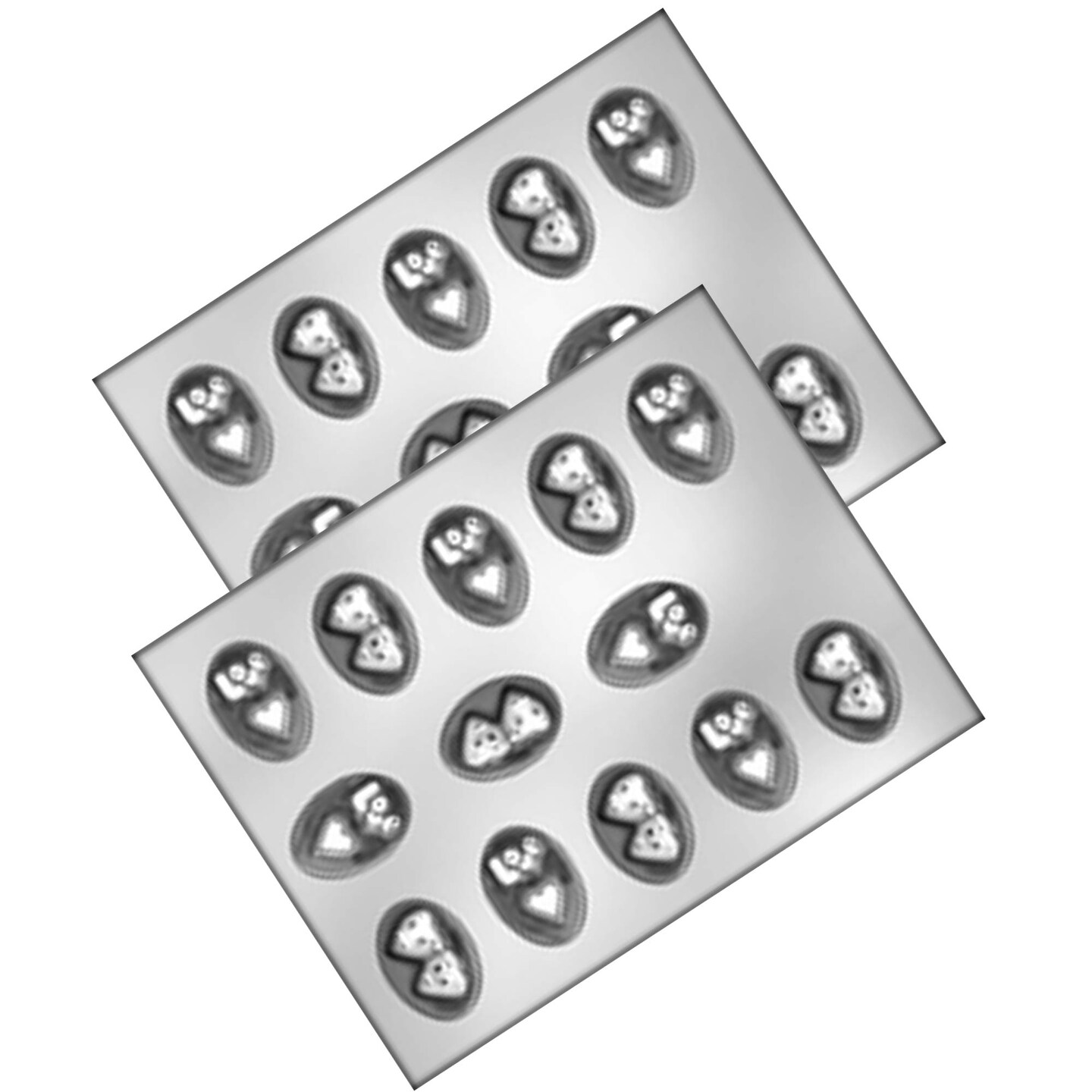 Lay-On Spoon Assortment Mint Chocolate Mold