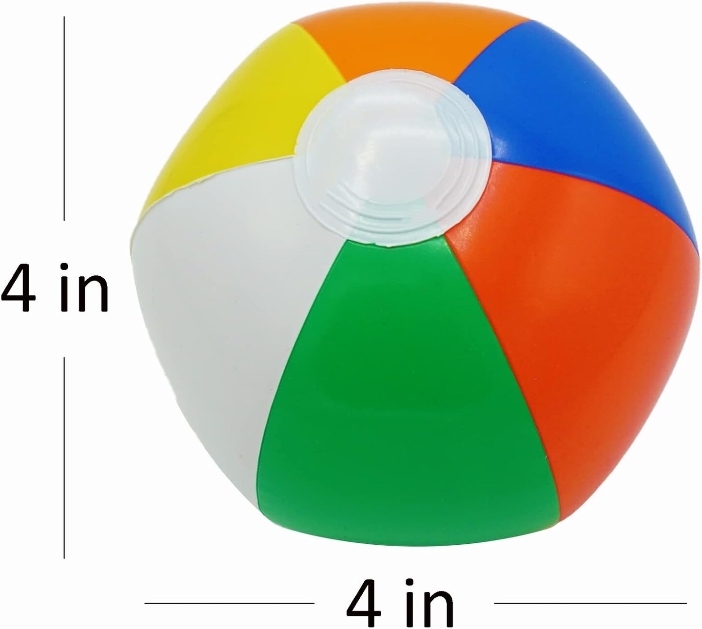 4E's Novelty mini beach balls – 28 Pack 4" inflatable beach balls for pool party favors for kids