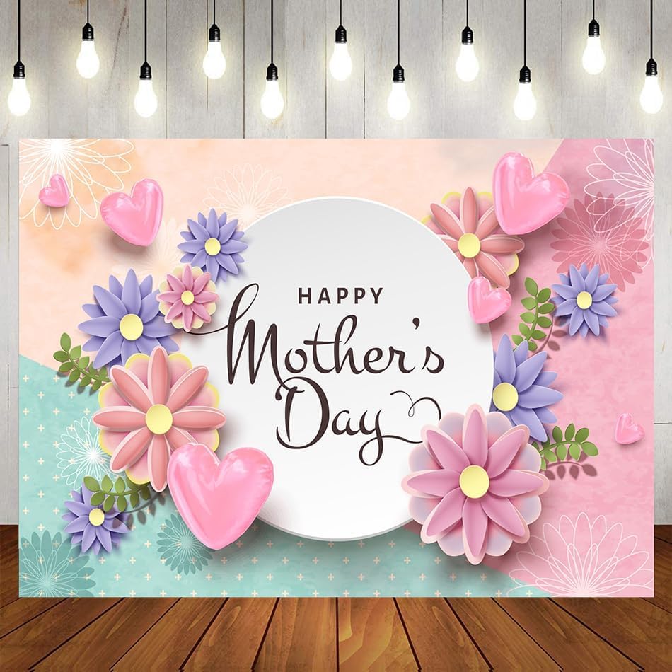 7x5ft Happy Mother&#x27;s Day Backdrops