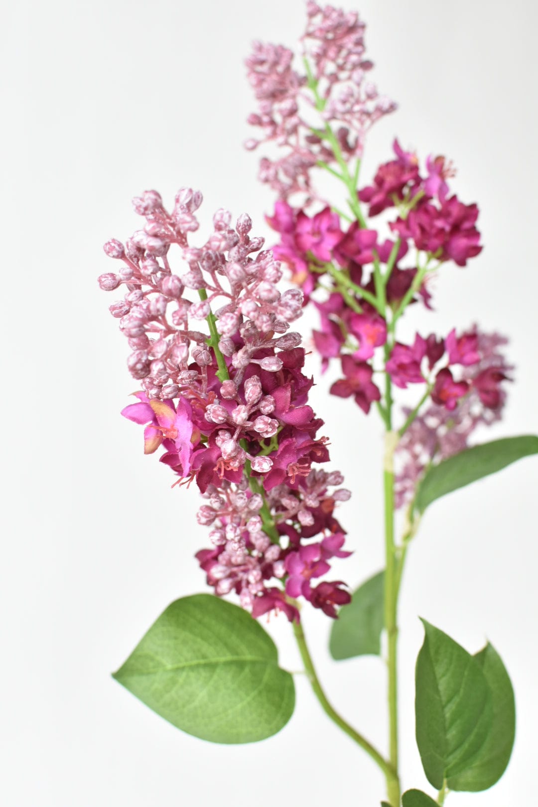 34.5&#x22; Faux Vibrant Pink/Purple Lilac Stem