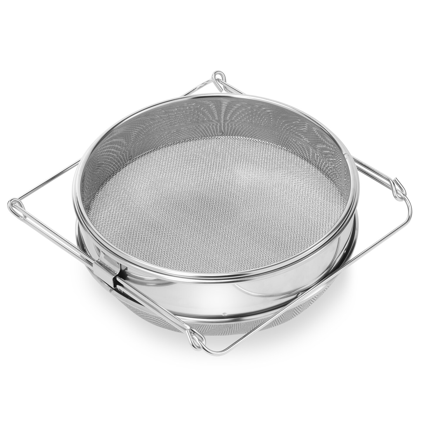 Honey Keeper Honey Strainer Double Sieve #304 Stainless Steel Beekeeping Equipment Mesh Filter Screen