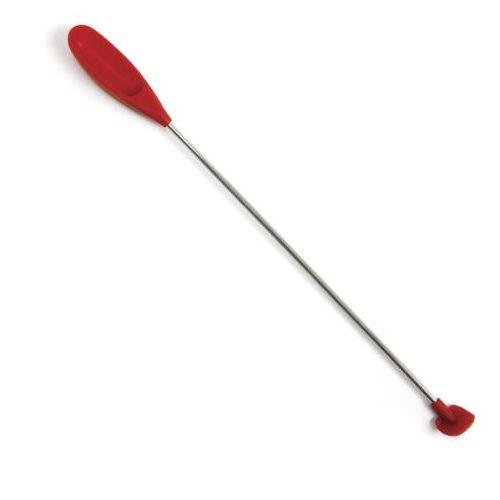 Norpro 9&#x22; Silicone Mini Spatula &#x26; Jar Scraper Scoop - Helps Get Every Last Bit