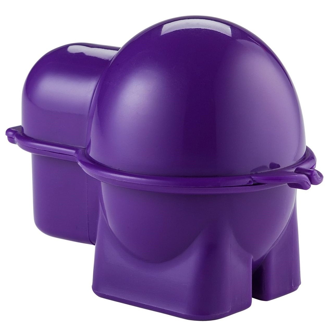 Hutzler Egg To-Go Container with Salt Shaker - Great for Eating Hard Boiled Eggs on the Go