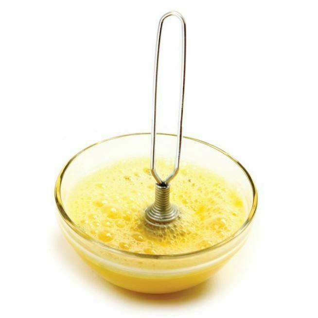 Norpro 7&#x22; French Spring Coil Whisk - Wire Whip Cream Egg Beater Gravy Mixer