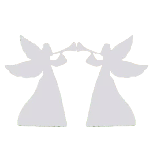 Outdoor Christmas Decorations Angels Set of 2 Weather-Resistant PVC for Yard
