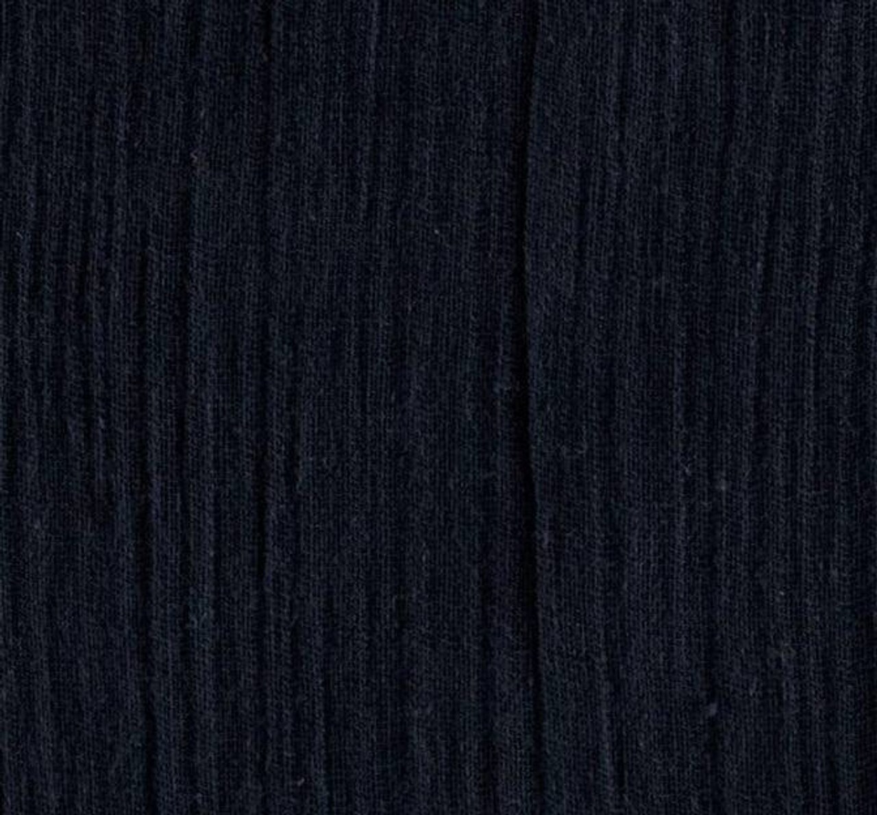 1 Yard Solid Navy Rayon Crinkle Fabric – Lightweight Woven, 100% Rayon, 50/51” Wide, Apparel Material