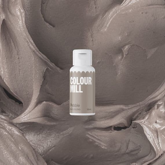20ml Oil Based Colouring Pebble Rich Vibrant Gel Colour Perfect For Buttercream Chocolate Cake Ganache