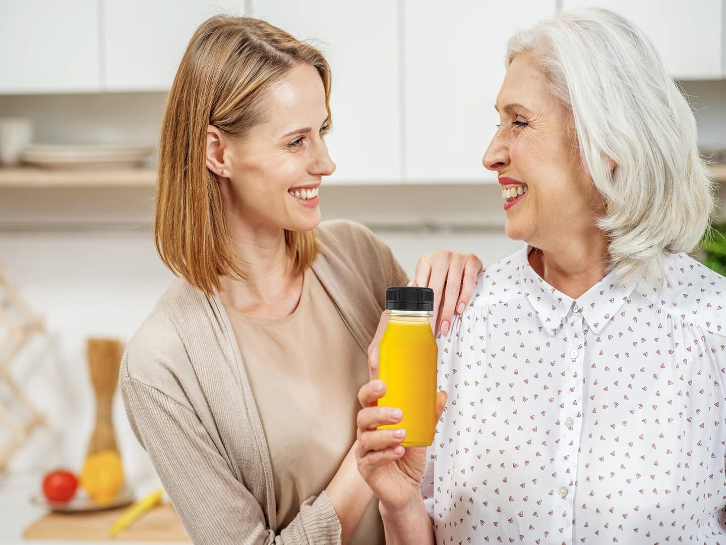 10 Pcs 8 oz Plastic Juice Bottle Reusable Transparent Bulk Beverage Containers