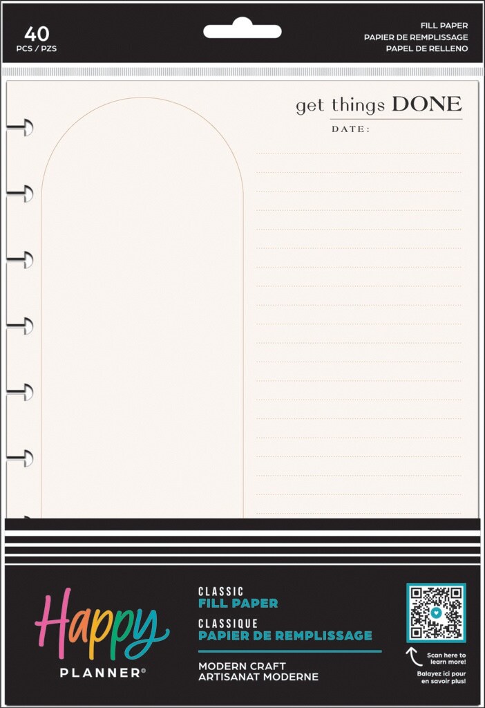 Happy Planner Classic Fill Paper-Modern Craft