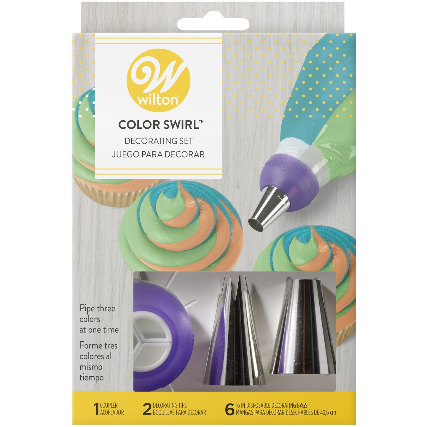 Wilton Color Swirl Coupler Decorating Set-3-Color