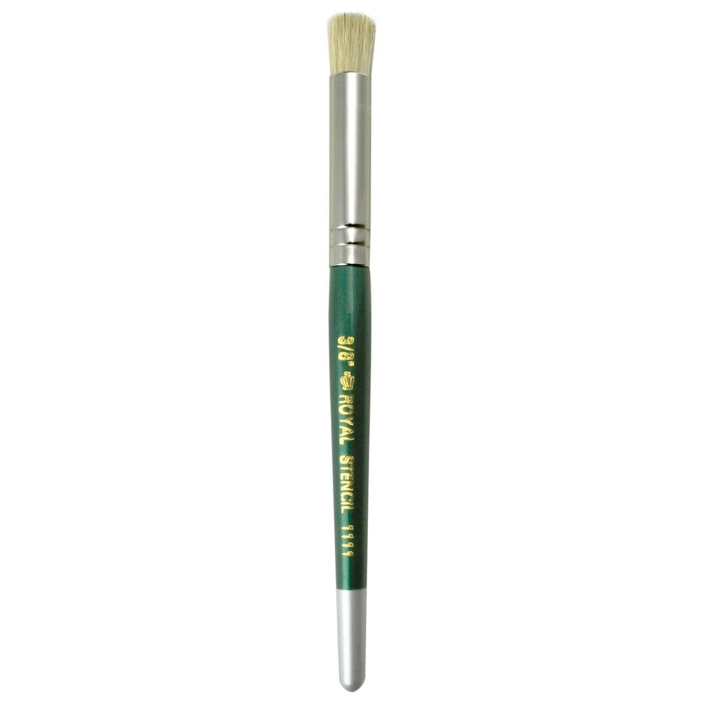 R1111 Series | White Bristle Stencil Brush